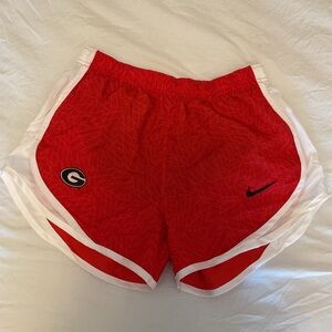 Nike red UGA running short